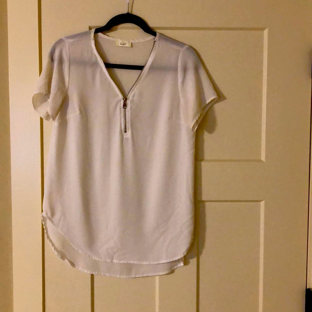 Cream Love J Blouse